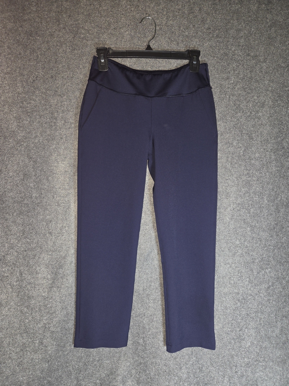 Puma Women’s Ankle Straight Leg Pull-On Pants in Navy Blue